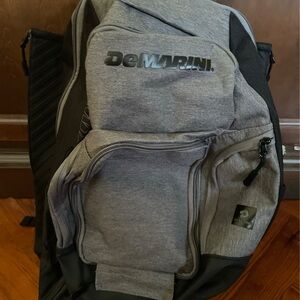 DeMarini Gray and Black softball bag